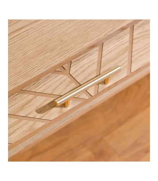 Mueble para televisión Md-Pekin 2 puertas acabado roble,120cm(ancho) 43cm(altura) 40cm(fondo).