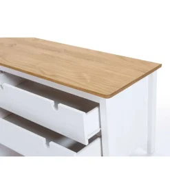 Mueble para televisión modelo Luna acabado blanco 158 cm(ancho) 49.5 cm(alto) 40 cm (fondo)