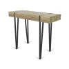 Mueble Recibidor Country en Madera y Metal. 80 cm(alto)110 cm(ancho)40 cm(fondo)
