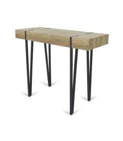 Mueble Recibidor Country en Madera y Metal. 80 cm(alto)110 cm(ancho)40 cm(fondo)