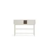 Mueble recibidor modelo Corvo 1 puerta 2 cajones acabado crema, 35cm(ancho) 90cm(alto) 120cm (largo)