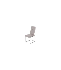 Pack de 4 sillas Alcalá tapizadas en beige. 99 cm (alto) 42 cm (ancho) 59 cm (fondo)