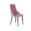 Pack de 4 sillas Imperial velvet Rosa 94 cm (alto) 48 cm (ancho) 57 cm (fondo)