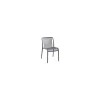 Pack de 4 sillas Ivone para salón, cocina o terraza acabado gris, 80cm(alto) 46cm(ancho) 58cm(fondo).