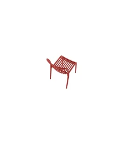 Pack de 4 sillas Ivone para salón, cocina o terraza acabado rojo, 80cm(alto) 46cm(ancho) 58cm(fondo).
