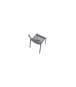 Pack de 4 sillas Ivone para salón, cocina o terraza acabado gris, 80cm(alto) 46cm(ancho) 58cm(fondo).
