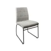 Pack de 2 sillas Lara tapizado beige, 85 cm (alto) 48 cm (ancho) 52 cm (fondo)
