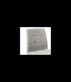 Pack de 2 sillas Lara tapizado beige, 85 cm (alto) 48 cm (ancho) 52 cm (fondo)