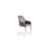 Pack de 2 sillas Lina en color gris topo 55 x 58 x 88/46 cm (largo x ancho x alto)