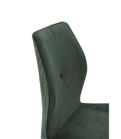 Pack de 2 sillas modelo Adara tapizado textil verde, 91cm(alto) 46cm(ancho) 62cm(largo)