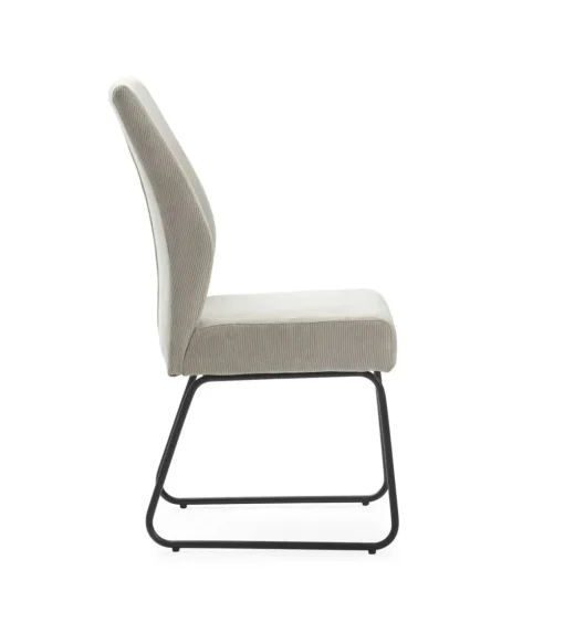 Pack de 4 sillas modelo Alicia tapizado textil piedra, 97cm(alto) 45cm(ancho) 62cm(largo)