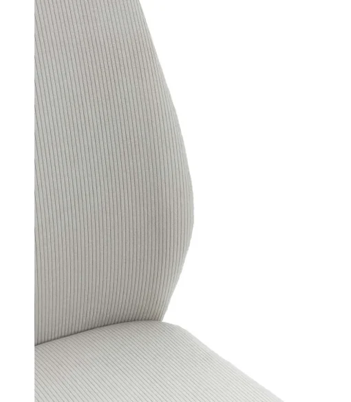 Pack de 4 sillas modelo Alicia tapizado textil piedra, 97cm(alto) 45cm(ancho) 62cm(largo)