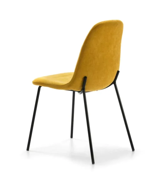 Pack de 4 sillas modelo Roma acabado amarillo 85 cm (alto) 54 cm (ancho) 45 cm (largo)