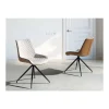 Pack de 2 sillas modelo SABINA acabado beige/marrón, 48 x 62 x 87 cm (largo x ancho x alto)