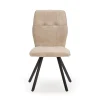 Pack de 4 sillas para cocina o comedor Marcos tapizado textil beige, 89cm(alto) 47cm(ancho) 60cm(fondo)