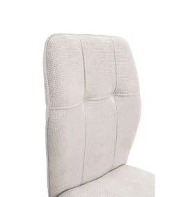 Pack de 4 sillas para cocina o comedor Marcos tapizado textil beige, 89cm(alto) 47cm(ancho) 60cm(fondo)