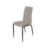 Pack de 4 sillas Ronda tapizadas en beige, 91 cm (alto) 40 cm (ancho) 60 cm (fondo)