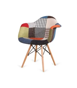 Pack de 2 Sillones modernos y de diseño modelo Oskar Patch. 66 cm(ancho) 79 cm(altura) 61 cm(fondo)