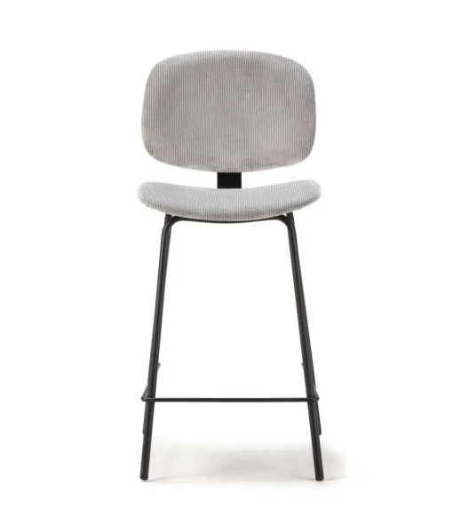 Pack de 2 taburetes modelo MARIO acabado gris, 65/98cm(alto) 50cm(ancho) 44cm (largo)