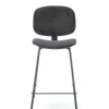 Pack de 2 taburetes modelo MARIO acabado negro, 65/98cm(alto) 50cm(ancho) 44cm (largo)