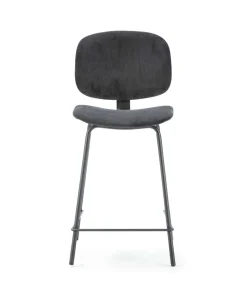 Pack de 2 taburetes modelo MARIO acabado negro, 65/98cm(alto) 50cm(ancho) 44cm (largo)