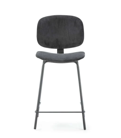 Pack de 2 taburetes modelo MARIO acabado negro, 65/98cm(alto) 50cm(ancho) 44cm (largo)