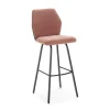 Pack de 2 taburetes modelo Paul acabado coral, 107/75cm(alto) 53cm(ancho) 42cm(largo)