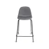 Pack de 4 taburetes modelo Córdoba tapizado tela Gris. 94 cm(alto)40 cm(ancho)46 cm(fondo)