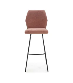 Pack de 2 taburetes modelo Paul acabado coral, 107/75cm(alto) 53cm(ancho) 42cm(largo)