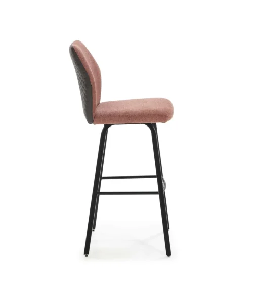 Pack de 2 taburetes modelo Paul acabado coral, 107/75cm(alto) 53cm(ancho) 42cm(largo)