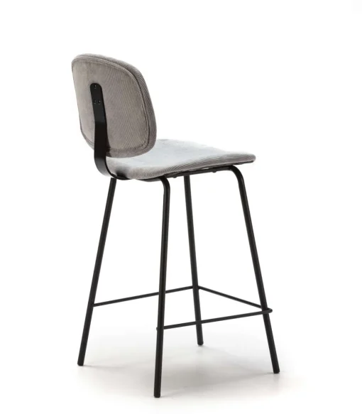 Pack de 2 taburetes modelo MARIO acabado gris, 65/98cm(alto) 50cm(ancho) 44cm (largo)