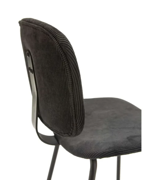 Pack de 2 taburetes modelo MARIO acabado negro, 65/98cm(alto) 50cm(ancho) 44cm (largo)