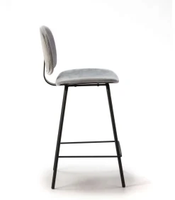 Pack de 2 taburetes modelo MARIO acabado gris, 65/98cm(alto) 50cm(ancho) 44cm (largo)