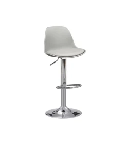 Pack de 2 taburetes regulables modelo Picaso color gris, 38 cm(ancho ) 84-104 cm(altura) 38 cm(fondo)