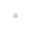 Pantalla cono acabado hilo blanco 23 cm (alto) 40 cm (ancho).