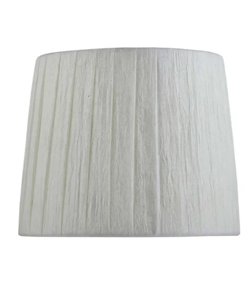 Pantalla cono rugosa acabado beige 20 cm (alto) 40 cm (ancho).