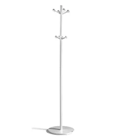 Perchero mod. 402 lacado en color blanco, 180 cm(alto)37 cm(ancho)37 cm(largo)