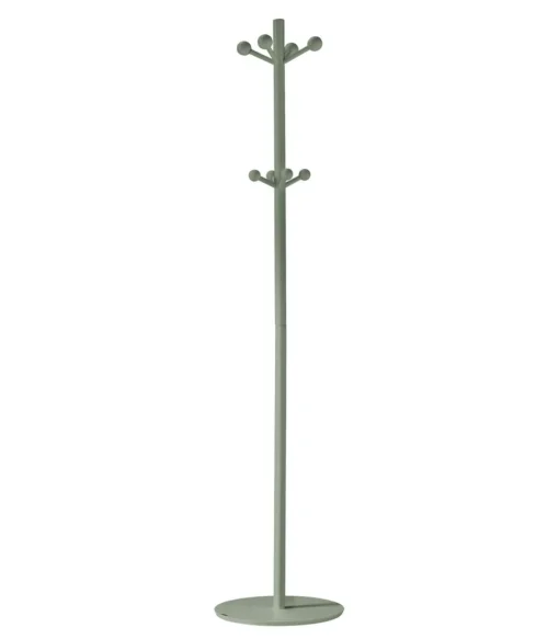 Perchero mod. 402 lacado en color verde, 180 cm(alto)37 cm(ancho)37 cm(largo)
