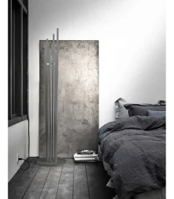 Perchero moderno mod. 471 acabado lacado en gris, 182 cm(alto)34 cm(ancho)34 cm(largo)