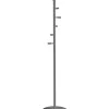 Perchero moderno mod. 401 herrajes cromo satinado lacado gris, 185 cm(alto)35 cm(ancho)35 cm(largo)
