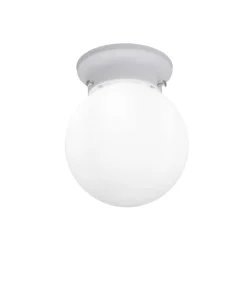 Plafón a techo Primus acabado blanco 18 cm(alto) 15 cm(ancho) 15 cm (fondo)