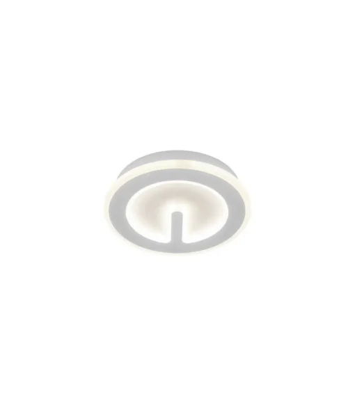 Plafón led modelo Sorrento acabado blanco, 4cm(alto) 20cm(ancho) 20cm(fondo) .