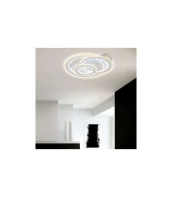 Plafón led modelo Zero acabado blanco 9 cm(alto)57 cm(ancho)50 cm(largo)