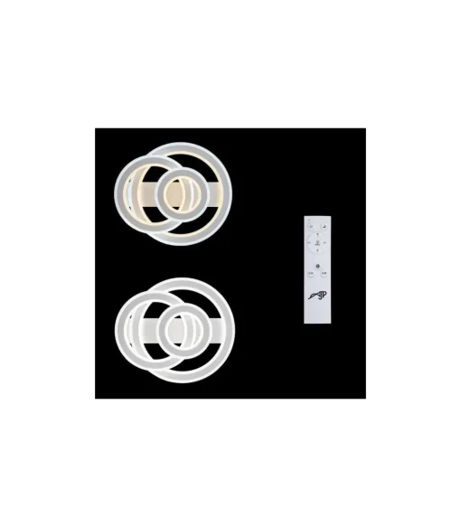 Plafón led modelo Zero acabado blanco 9 cm(alto)57 cm(ancho)50 cm(largo)