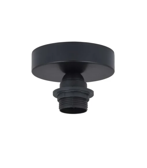 Plafón una luz modelo Larrue acabado negro 12 cm (alto)9 cm(ancho)9 cm(fondo)