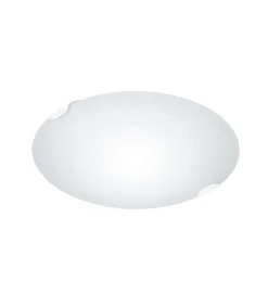 Plafon 2 Luces Modelo Hellín acabado blanco 10 cm(alto) 30 cm(ancho) 30 cm (fondo)