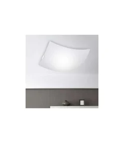 Plafon 3 luces modelo Marc acabado blanco 10 cm(alto) 40 cm(ancho) 40 cm(fondo