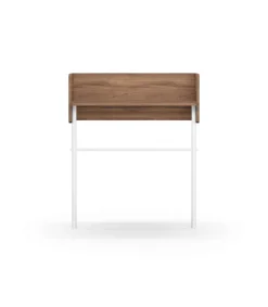 Recibidor modelo 789 acabado nogal/blanco, 97 cm (alto) x 80 cm (ancho) x 30 cm (prof.)