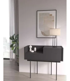Recibidor modelo 671 acabado grafito, 84cm(alto) 98cm(ancho) 31cm(prof.)