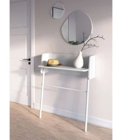 Recibidor modelo 789 acabado blanco, 97 cm (alto) x 80 cm (ancho) x 30 cm (prof.)